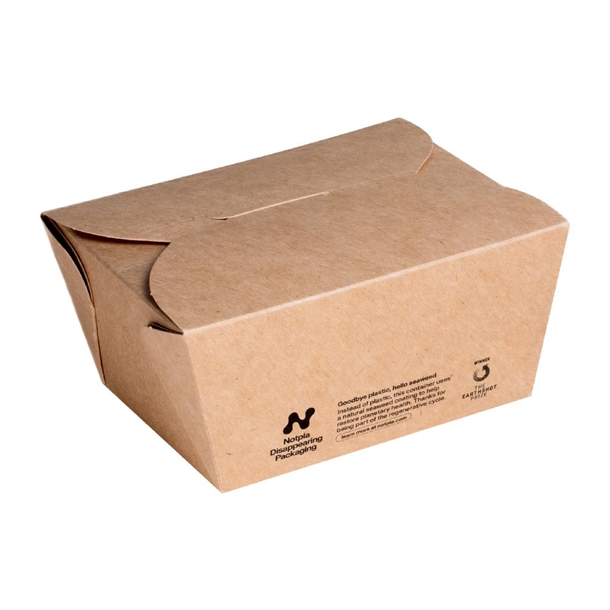 Notpla Box Small Kraft - 800ml (Pack 500)