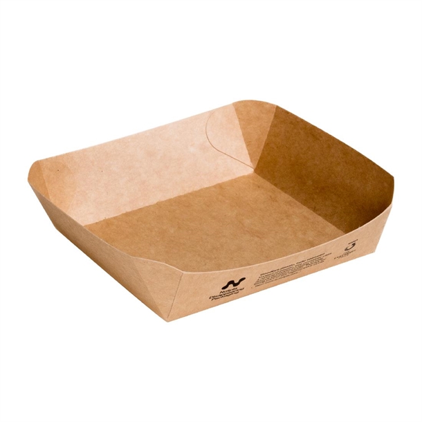 Notpla Tray Square Kraft (Pack 600)