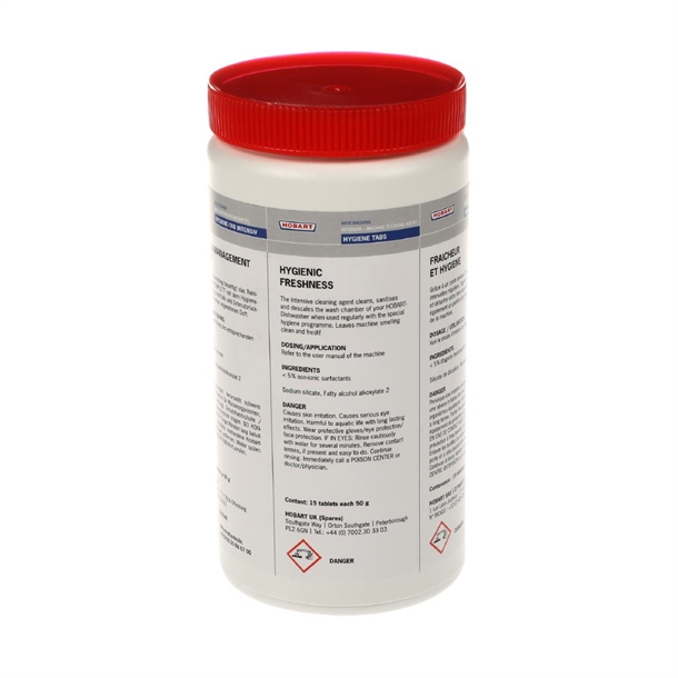 Hobart Hyline Warewash Cleaning/Hygiene Tablets (Tub 15)