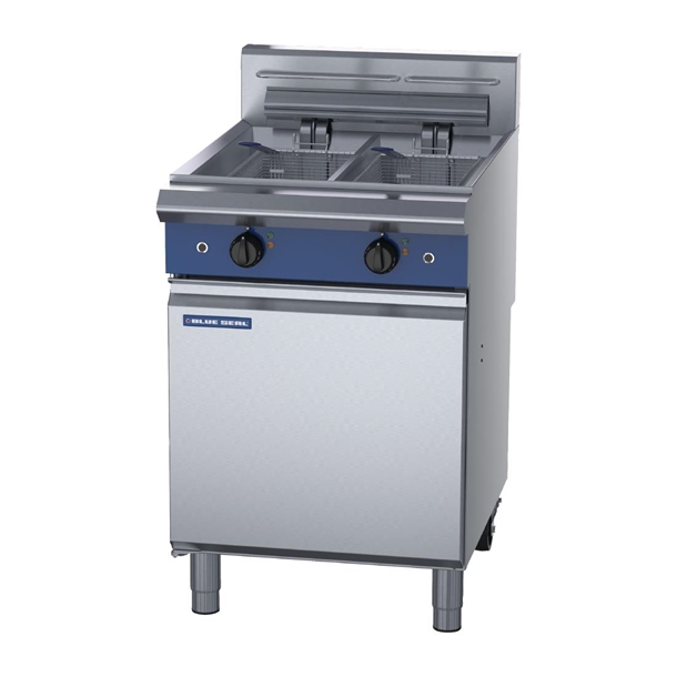 Blue Seal 600mm Twin Electric Fryer 22kW 3 Phase (B2B)