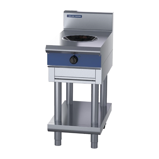 Blue Seal 450mm Induction Wok 3.5kW with Leg Stand 1PH (Direct)