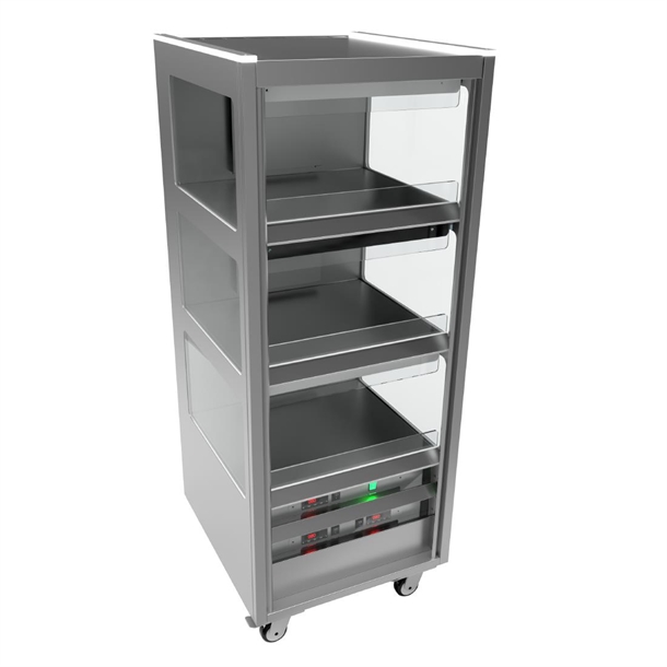 Moffat Go-M MultiZonal Heated Grab&Go Merchandiser 3Heated Shelves 600mm(Direct)
