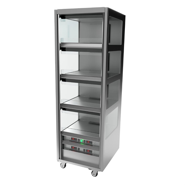 Moffat Go-M MultiZonal Heated Grab&Go Merchandiser 4Heated Shelves 600mm(Direct)