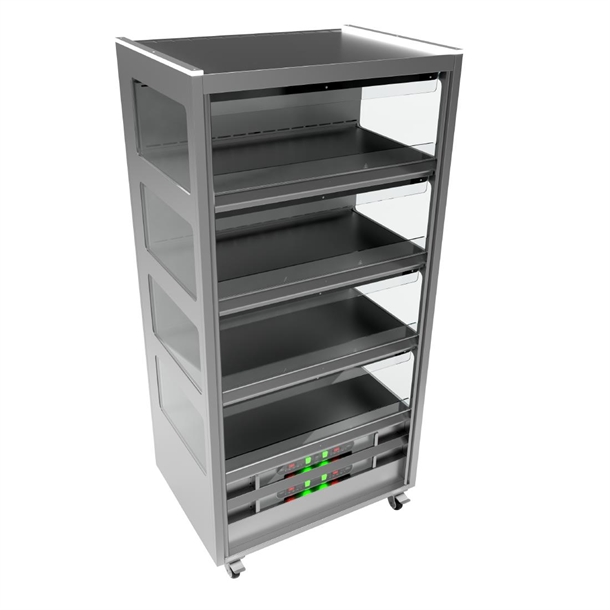Moffat Go-M MultiZonal Heated Grab&Go Merchandiser 4Heated Shelves 900mm(Direct)