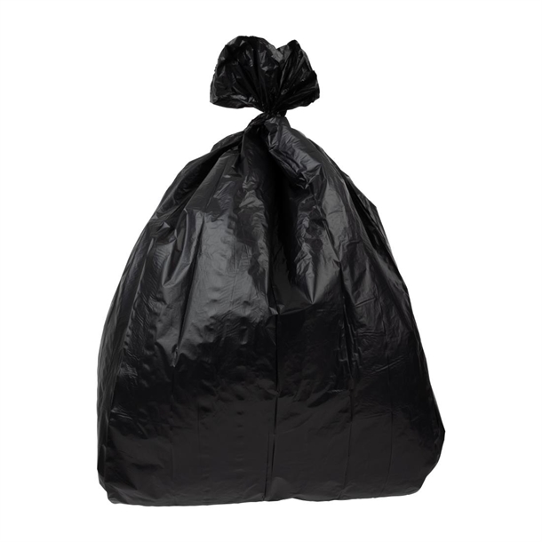 Jantex Heavy Duty Bin Bags Black - 70Ltr (Pack 100)