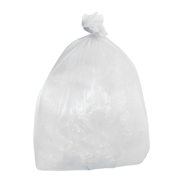 Jantex Light Duty Bin Bag Clear - 80Ltr (Pack 200)