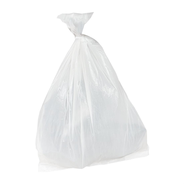 Jantex Light Duty Bin Bag White - 10Ltr (Pack 200)