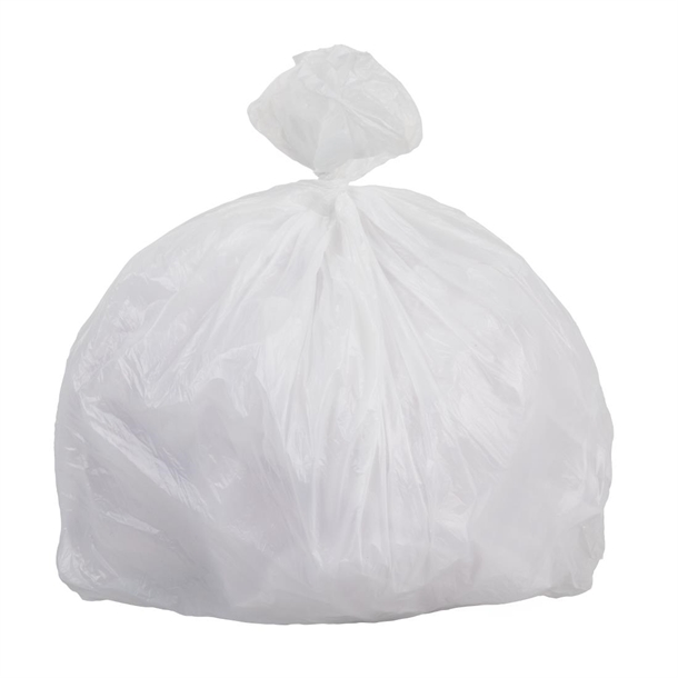 Jantex Light Duty Bin Bag White - 10Ltr (Pack 200)