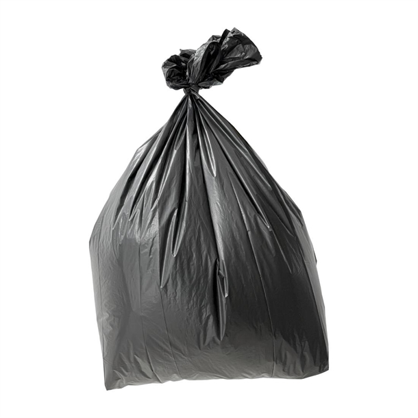 Jantex Medium Duty Bin Bags Black - 80Ltr (Pack 200)