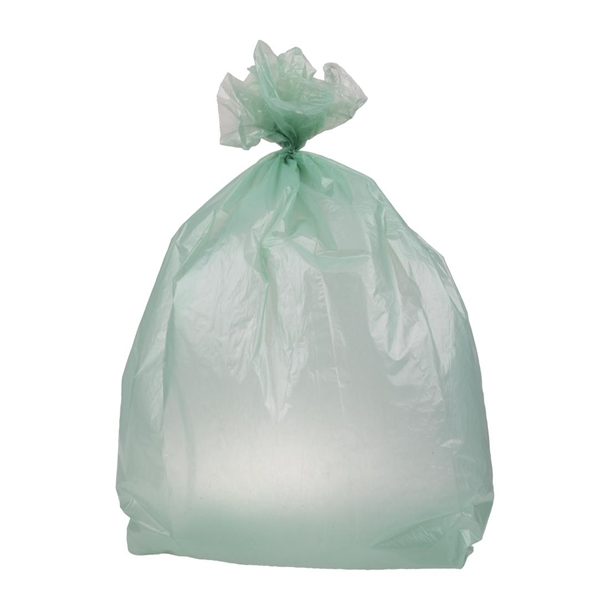 Jantex Medium Duty Bin Bags Green - 80Ltr (Pack 200)