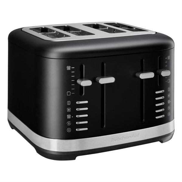 Kitchenaid Manual Control 4 Slice Toaster Matte Black