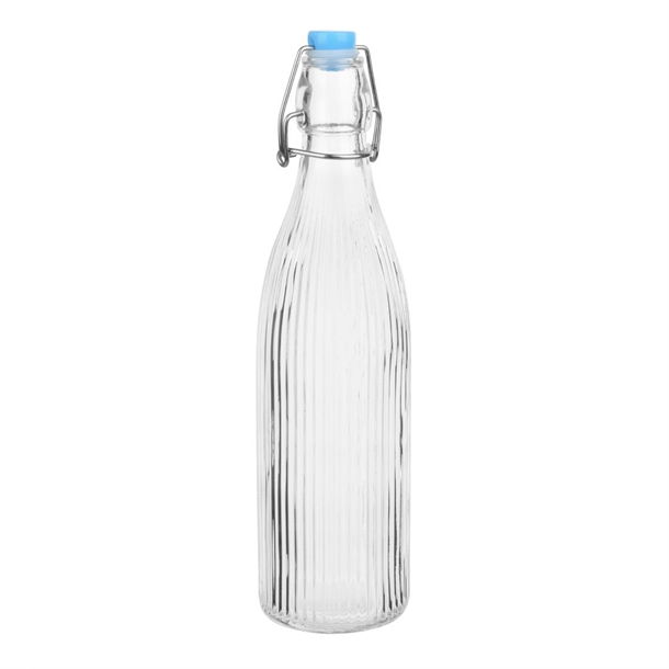 Olympia Ridged Swing Top Water Bottle - 500ml (Box 6)