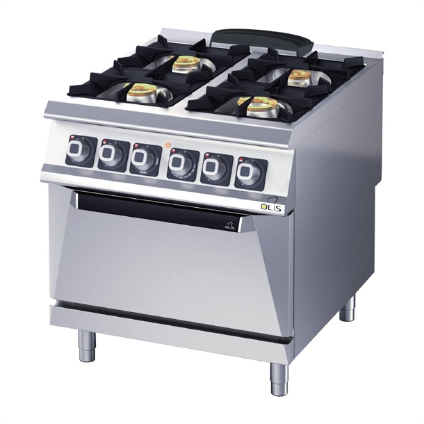 Olis 4 Heavy Duty Electric Range Cooker with Oven 3 Phase (Direct)