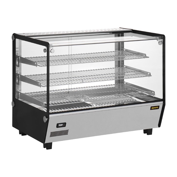 Apuro Square Countertop Heated Food Display - 160Ltr