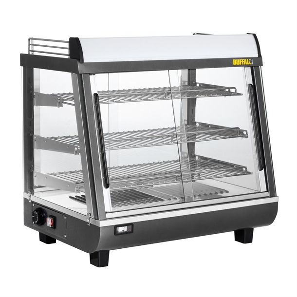 Buffalo Front and Rear Door Heated Merchandiser - 96L