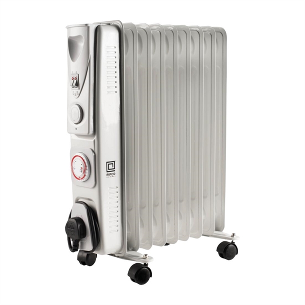 Pifco Oile Filled Radiator with 24hr Timer 2kW (Direct)