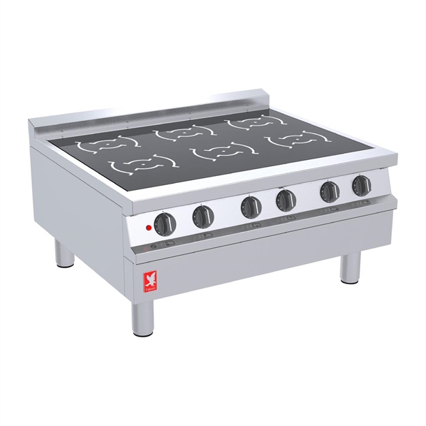 Falcon One Series Our Zone Induction Boiling Top 6x1.85kW (Direct)