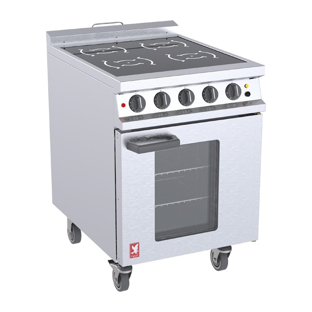 Falcon One Series 4 Zone Induction Range on Castors 4x1.85kW (Direct)