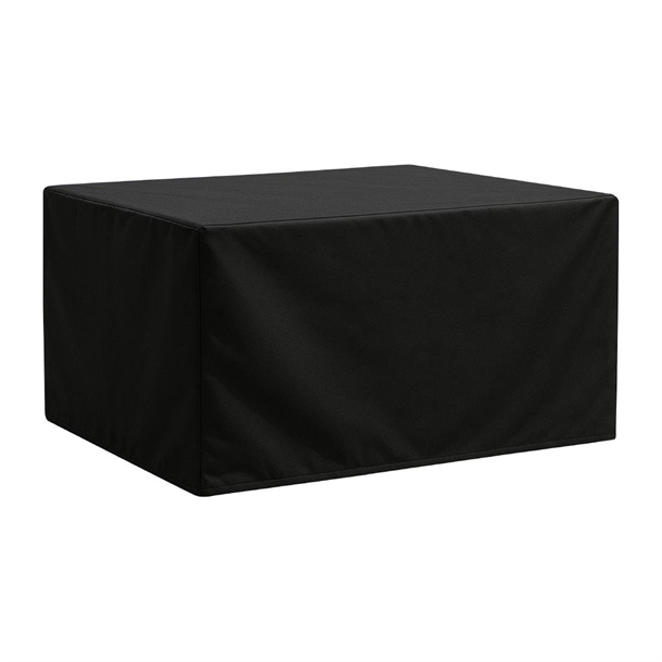 Bolero Rectangular Outdoor Table Cover Black - 2000x1000mm
