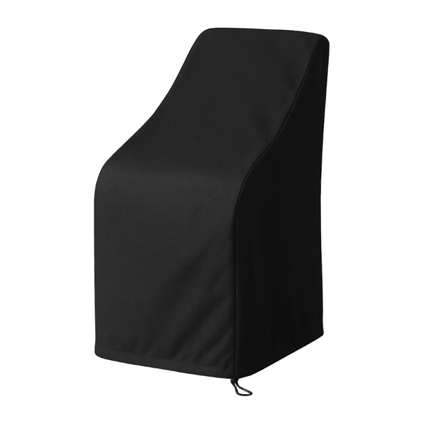Bolero Side Chair Outdoor Cover Black fits 8 Chairs - 700x700mm