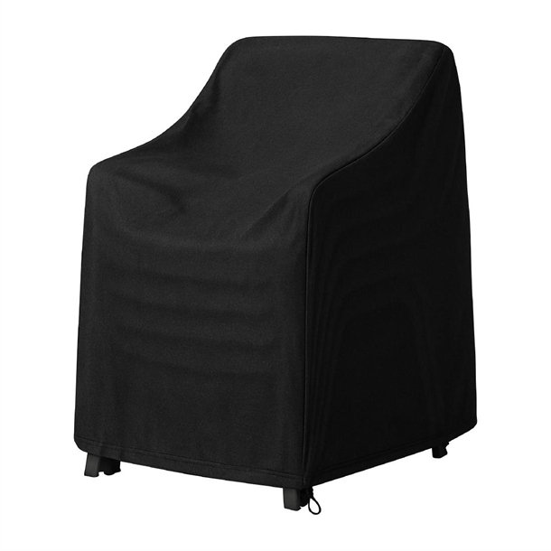 Bolero Arm Chair Outdoor Cover Black fits 6 Chairs - 900x700mm