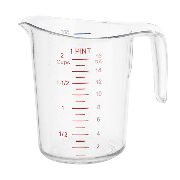 Vogue Polycarbonate Measuring Jug - 500ml