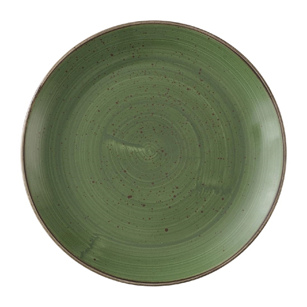 Stonecast Sorrel Green Evolve Coupe Plate - 260mm (Pack 12) (B2B)