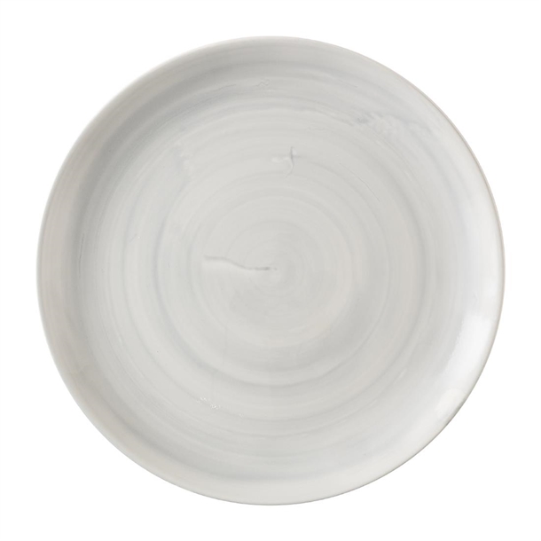 Stonecast Canvas Grey Evolve Coupe Plate - 285mm (Pack 12) (B2B)