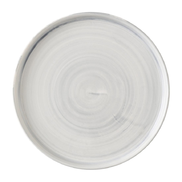 Stonecast Canvas Grey Walled Plate - 210mm (Pack 6) (B2B)