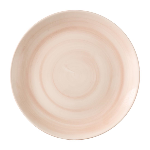 Stonecast Canvas Coral Evolve Coupe Plate - 260mm (Pack 12) (B2B)