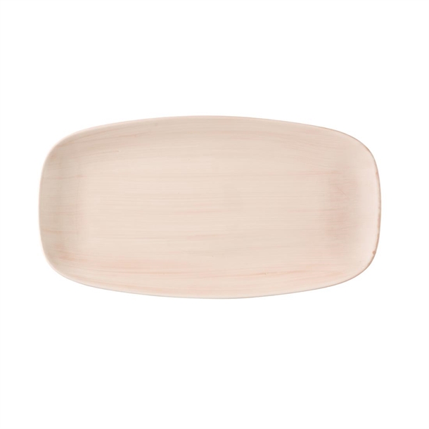 Stonecast Canvas Coral Chefs Oblong Plate - 330x117mm (Pack 6) (B2B)