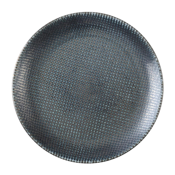 Astro Metallic Blue Evolve Coupe Plate - 220mm (Pack 12) (Direct)