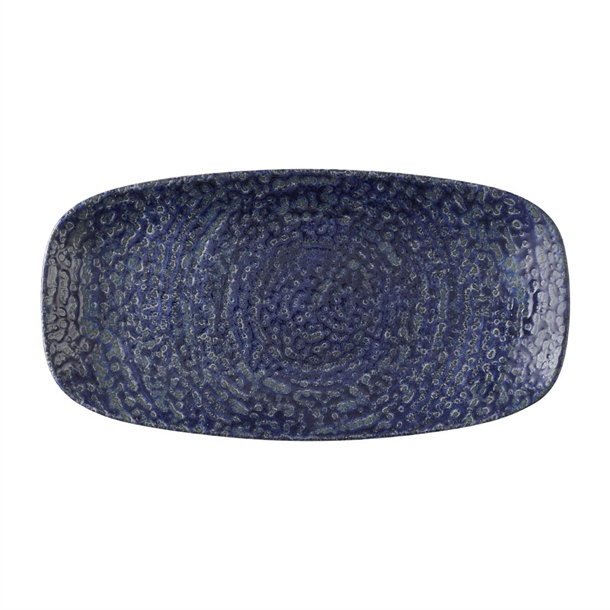 Homespun Chroma Twilight Chefs Oblong Plate - 280x152mm (Pack 12) (Direct)