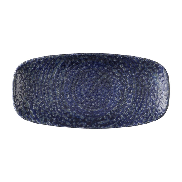 Homespun Chroma Twilight Chefs Oblong Plate - 255x127mm (Pack 12) (B2B)