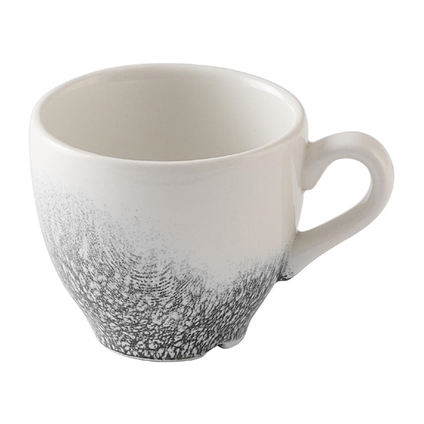 Raku Quartz Black Espresso Cup - 105ml (Pack 12) (B2B)