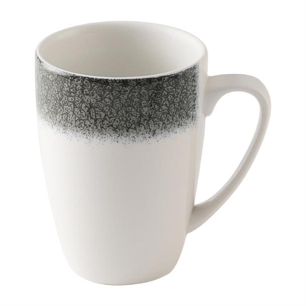 Raku Quartz Black Profile Mug - 355ml (Pack 12) (B2B)