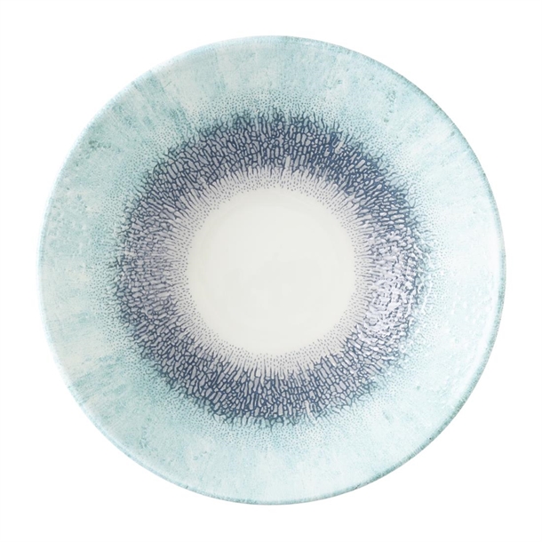 Churchill Studio Prints Fusion Blue Evolve Deep Coupe Bowl 8 2/3" Box 6