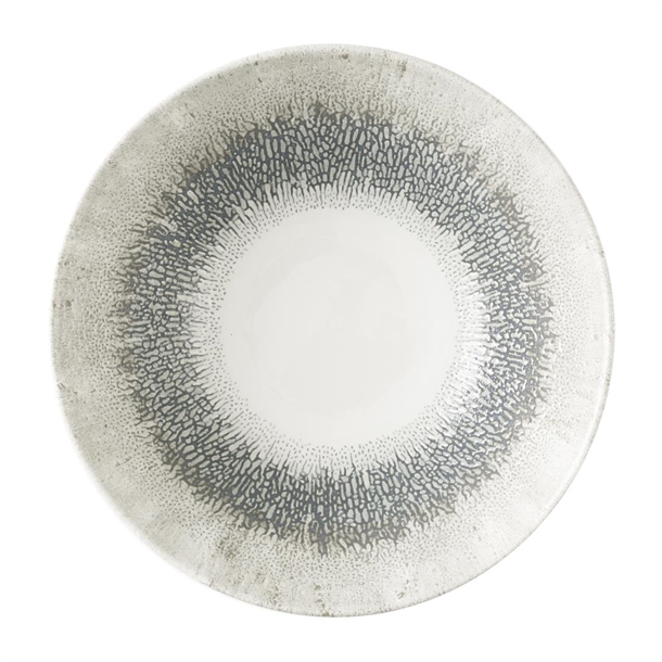 Churchill Studio Prints Fusion Grey Evolve Deep Coupe Bowl 7 1/2" Box 6