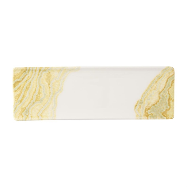Tide Gold Oblong Plate - 330x110mm (Pack 6) (Direct)