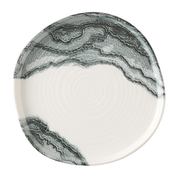 Tide Black Organic Walled Plate - 203mm (Pack 6) (B2B)