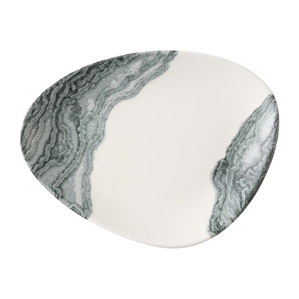Tide Black Triangle Chefs Plate - 255x203mm (Pack 12) (B2B)