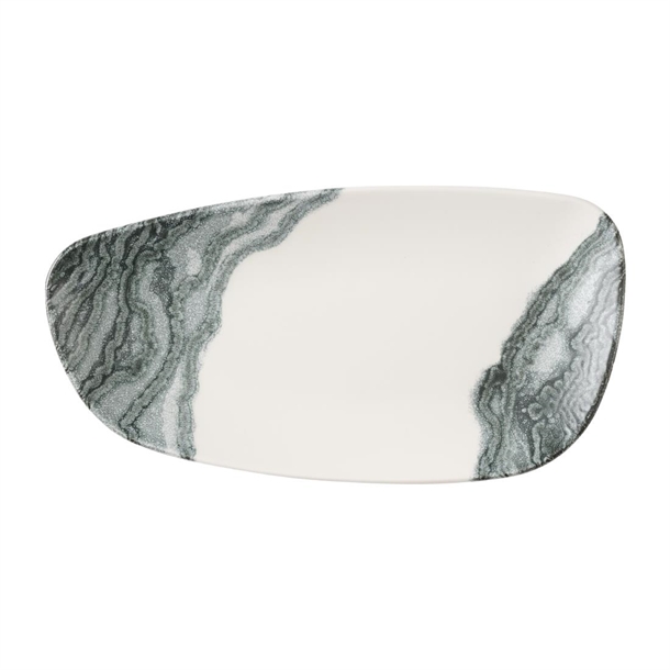 Tide Black Chefs Geo Plate - 330x178mm (Pack 6) (Direct)