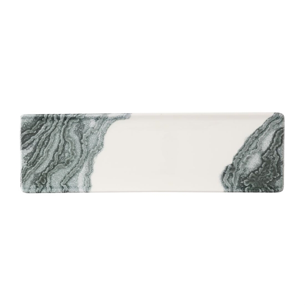 Tide Black Oblong Plate - 300x90mm (Pack 6) (Direct)