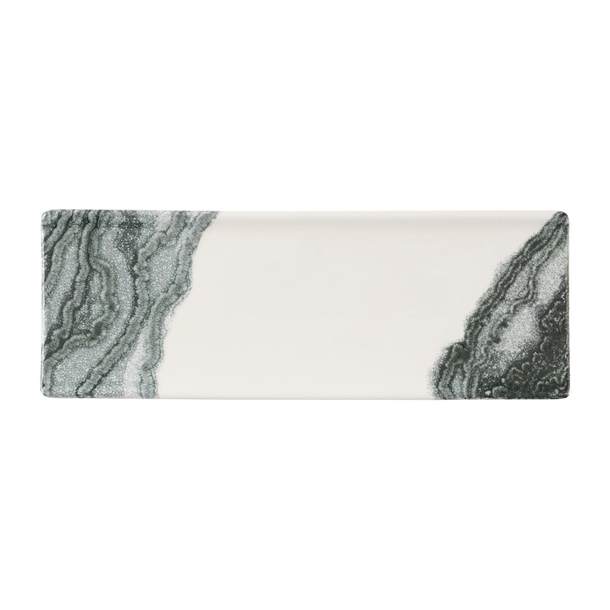 Tide Black Oblong Plate - 250x90mm (Pack 6) (Direct)