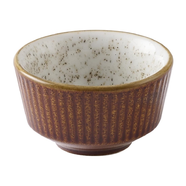 Cinnamon Brown Barley White Kochi Dip Pot - 118ml (Pack 12) (B2B)