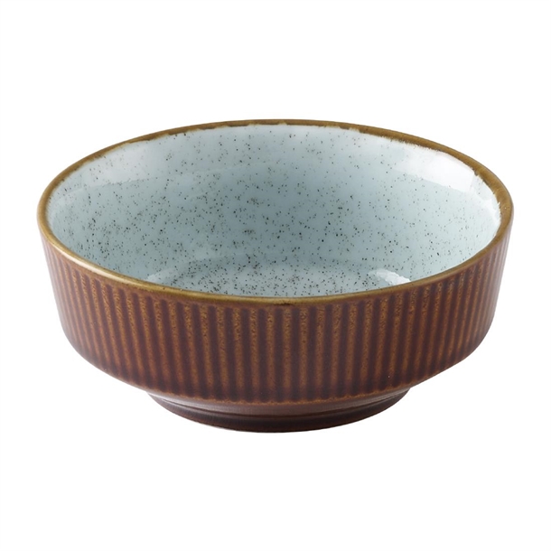 Cinnamon Brown Duck Egg Kochi Shallow Bowl - 266ml (Pack 12) (B2B)