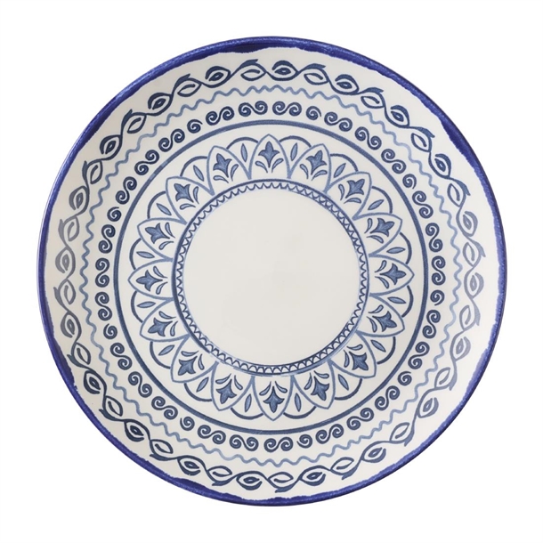 Harvest Mediterranean Moresque Coupe Plate - 222mm (Pack 12) (B2B)