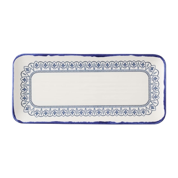 Harvest Mediterranean Moresque Rectangle Platter - 330x152mm (Pack 6)(B2B)