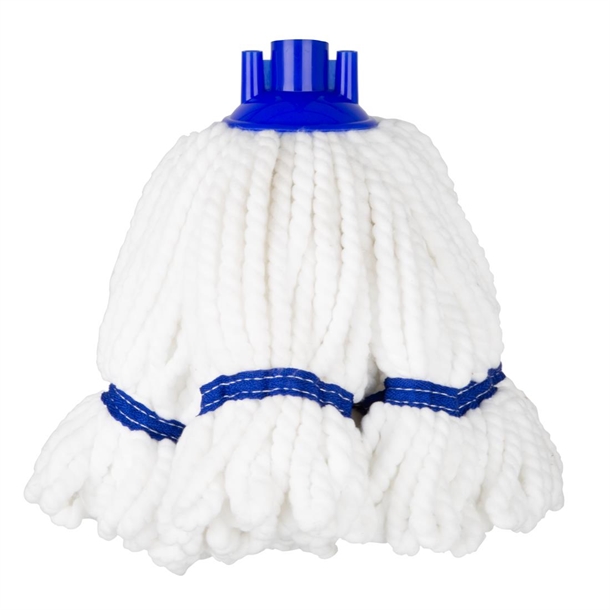 Jantex Connect Microfibre Mop Head Blue Stripe - 150g