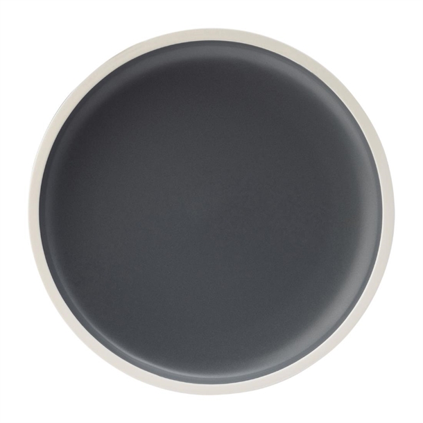 Utopia Forma Charcoal Plate - 210mm (Pack 6) (B2B)